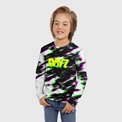 Лонгслив детский Dayz кислотные краски, цвет: 3D-принт — фото 2