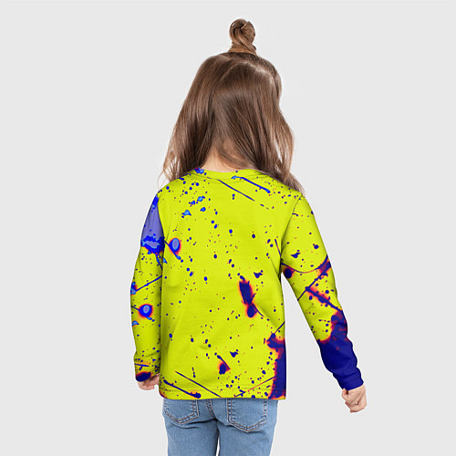 Детский лонгслив Monster energy краски / 3D-принт – фото 6