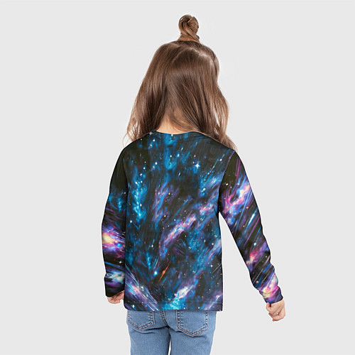 Детский лонгслив Бейсболист с мячом / 3D-принт – фото 6