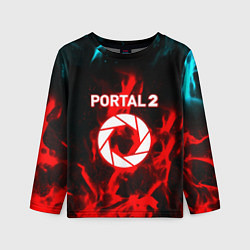 Лонгслив детский Portal flame steel game, цвет: 3D-принт