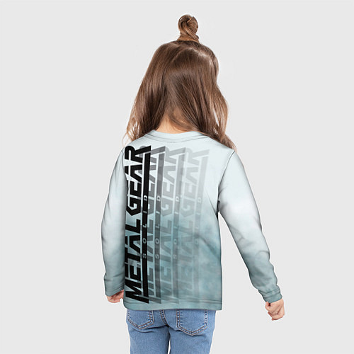 Детский лонгслив Snake Solid - metal gear / 3D-принт – фото 6