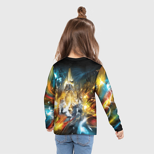 Детский лонгслив Гарри Поттер и магия / 3D-принт – фото 6