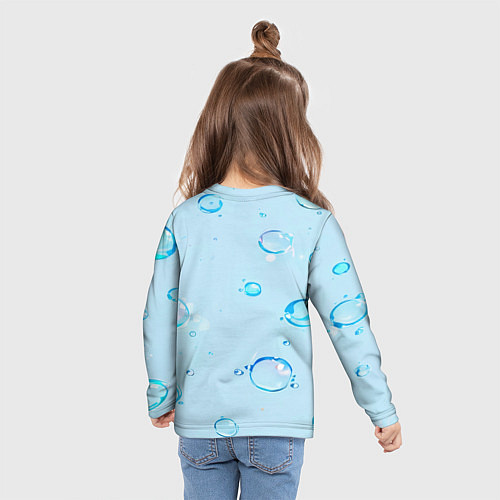 Детский лонгслив Pepe в шляпе / 3D-принт – фото 6