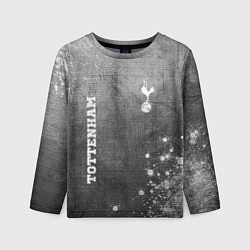 Детский лонгслив Tottenham - grey gradient вертикально