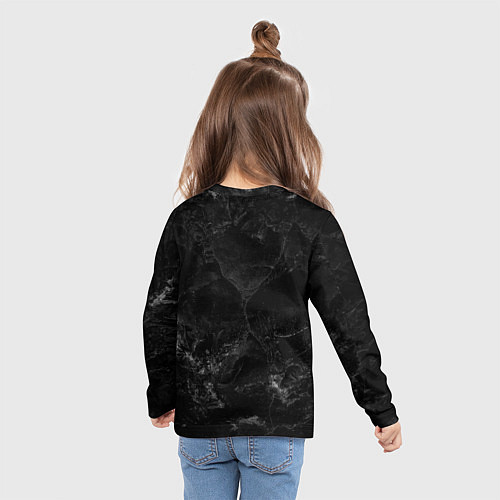 Детский лонгслив Kingdom Come Deliverance 2 dark logo / 3D-принт – фото 6