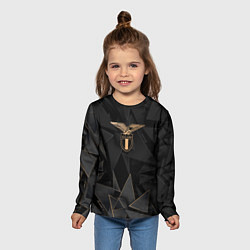 Лонгслив детский Lazio golden poly, цвет: 3D-принт — фото 2