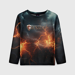 Лонгслив детский Stronghold сrusader небесная мощь, цвет: 3D-принт