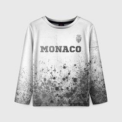 Лонгслив детский Monaco - white gradient посередине, цвет: 3D-принт