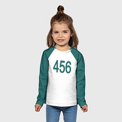 Лонгслив детский Форма номер 456, цвет: 3D-принт — фото 2