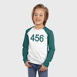 Лонгслив детский Форма номер 456, цвет: 3D-принт — фото 2