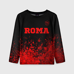 Лонгслив детский Roma - red gradient посередине, цвет: 3D-принт