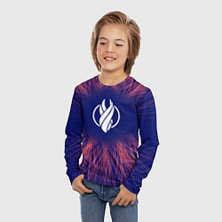 Лонгслив детский Dead Space red energy, цвет: 3D-принт — фото 2