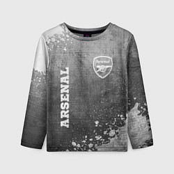 Лонгслив детский Arsenal - grey gradient вертикально, цвет: 3D-принт