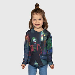 Лонгслив детский Джокер в широких штанах, цвет: 3D-принт — фото 2