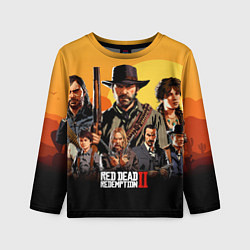 Лонгслив детский Red Dead Redemption 2, цвет: 3D-принт