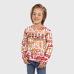 Лонгслив детский КролСпорт, цвет: 3D-принт — фото 2