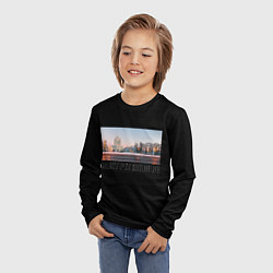 Лонгслив детский Санкт-Петербург Смольный собор, цвет: 3D-принт — фото 2