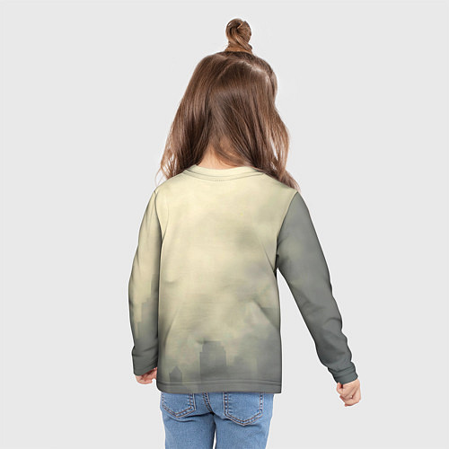 Детский лонгслив Человек паук в прыжке / 3D-принт – фото 6