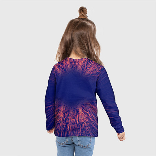 Детский лонгслив Audi red energy / 3D-принт – фото 6