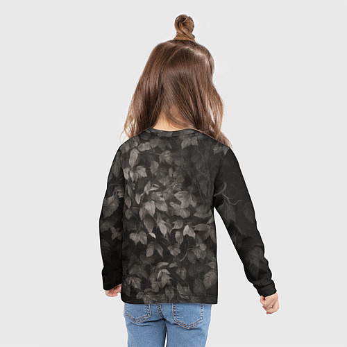 Детский лонгслив Внимательный лис / 3D-принт – фото 6