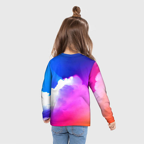 Детский лонгслив Portal закат / 3D-принт – фото 6