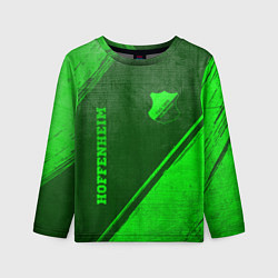 Лонгслив детский Hoffenheim - green gradient вертикально, цвет: 3D-принт