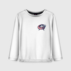 Лонгслив детский Columbus blue jackets - Sergey Bobrovsky, цвет: 3D-принт