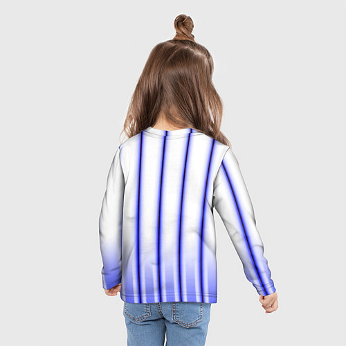 Детский лонгслив Striped suit / 3D-принт – фото 6