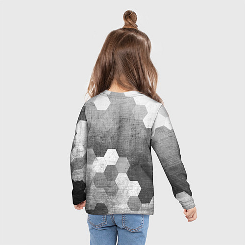 Детский лонгслив Dongfeng - grey gradient посередине / 3D-принт – фото 6