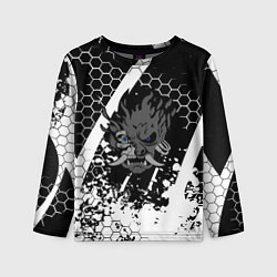 Лонгслив детский Samurai соты краски, цвет: 3D-принт