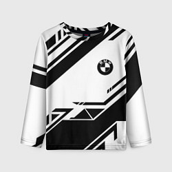 Детский лонгслив BMW geometry black