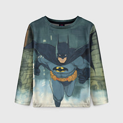 Лонгслив детский Бэтмен старый стиль, цвет: 3D-принт
