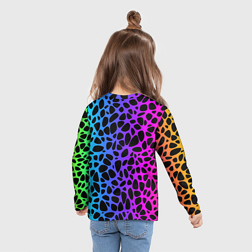 Детский лонгслив Кактус инопланетянин / 3D-принт – фото 6