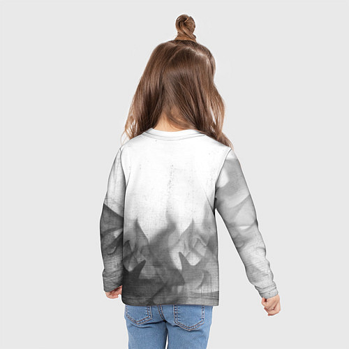 Детский лонгслив Fallout - white gradient посередине / 3D-принт – фото 6