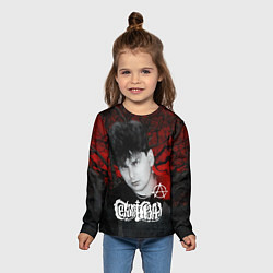 Лонгслив детский Сектор газа красный лес, цвет: 3D-принт — фото 2