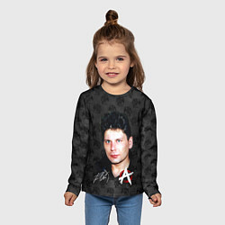 Лонгслив детский Юрий Хой из Сектор газа, цвет: 3D-принт — фото 2