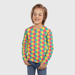 Лонгслив детский Крашенные яйца, цвет: 3D-принт — фото 2