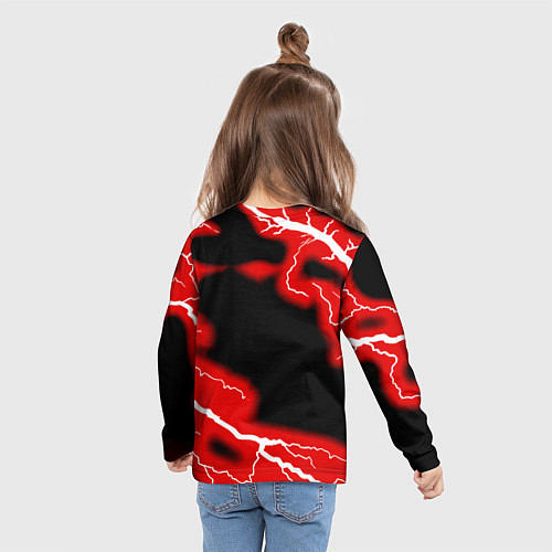Детский лонгслив NBA шторм / 3D-принт – фото 6