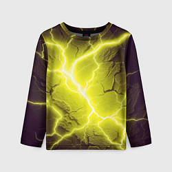 Детский лонгслив Color yellow black