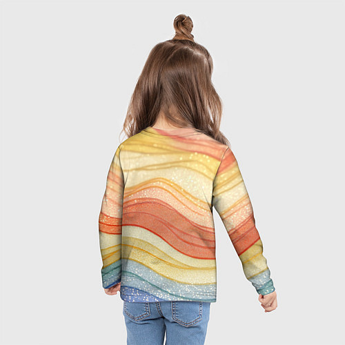 Детский лонгслив Inzoi кошечка / 3D-принт – фото 6