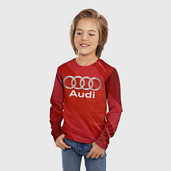 Лонгслив детский Audi - абстракция, цвет: 3D-принт — фото 2