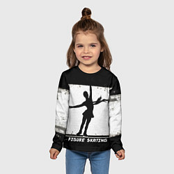 Лонгслив детский Figure skating, цвет: 3D-принт — фото 2