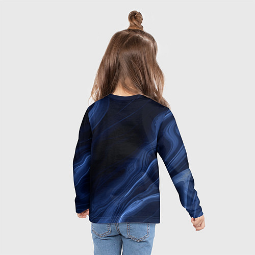 Детский лонгслив Haval тёмно-синий / 3D-принт – фото 6