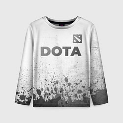 Лонгслив детский Dota - white gradient посередине, цвет: 3D-принт