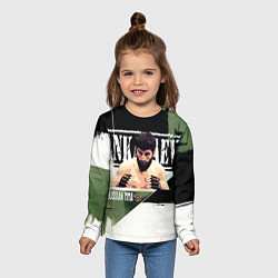 Лонгслив детский Магомед Анкалаев боец ММА, цвет: 3D-принт — фото 2