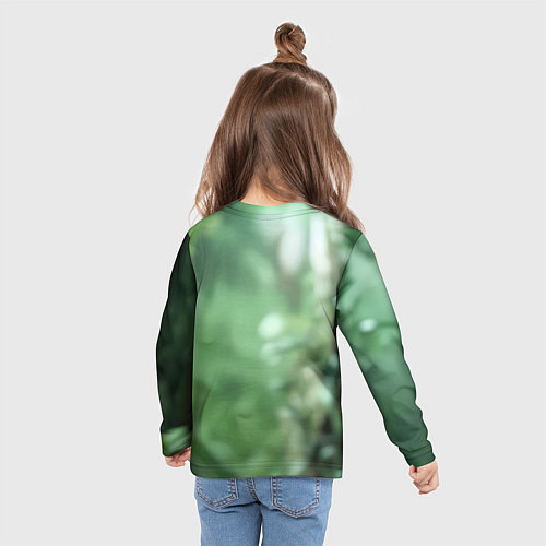 Детский лонгслив Рептилия в классической маске / 3D-принт – фото 6