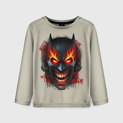 Лонгслив детский Огенный Бэтмент, цвет: 3D-принт