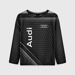Лонгслив детский Audi текстура, цвет: 3D-принт