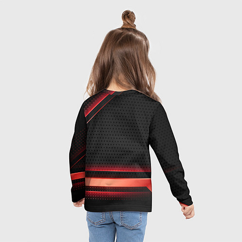 Детский лонгслив Audi sport auto / 3D-принт – фото 6