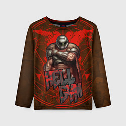 Лонгслив детский Doom dark ages gym, цвет: 3D-принт